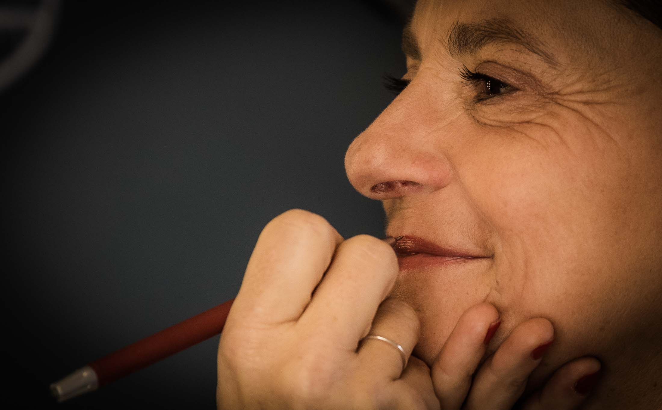 préparation lèvre pour maquillage permanent